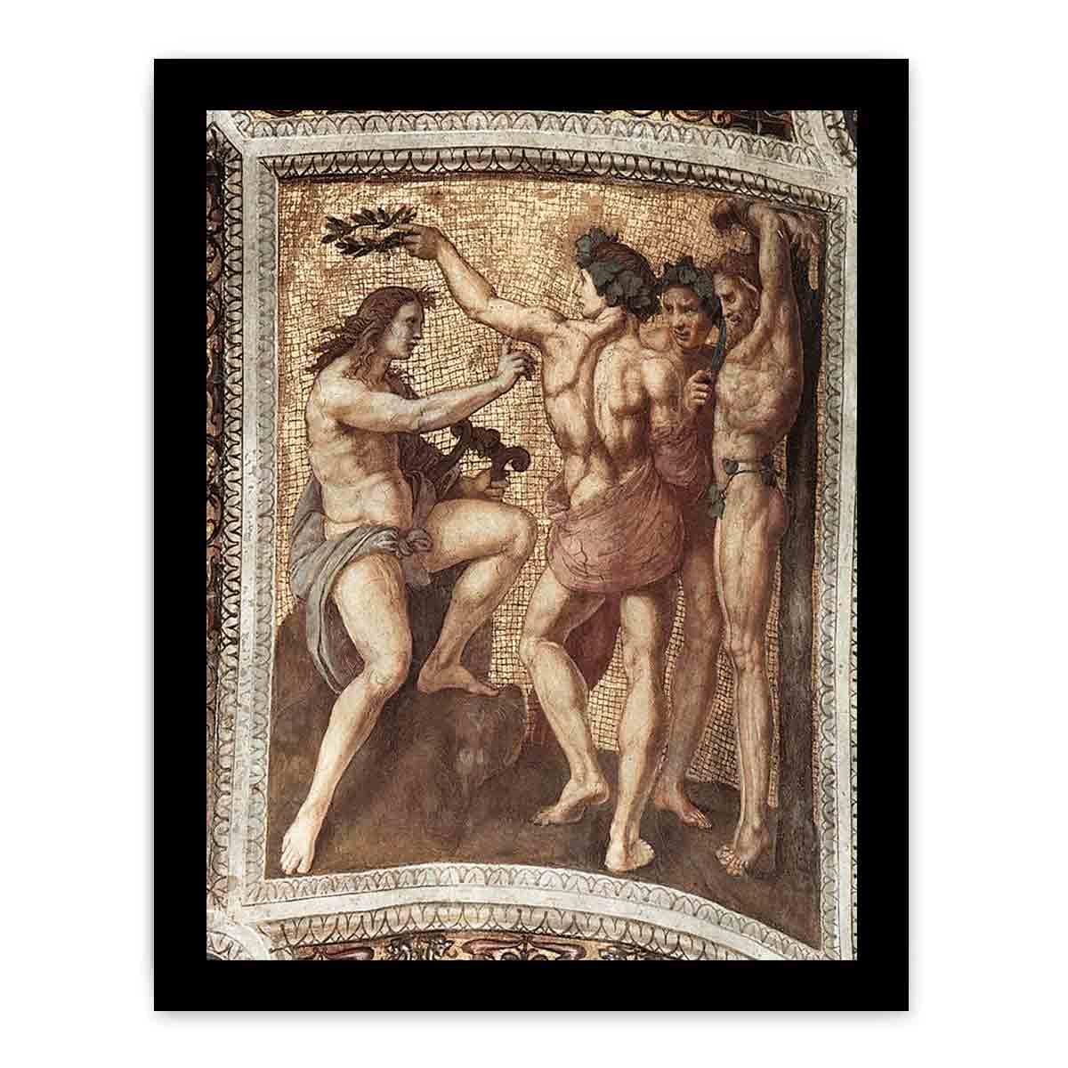 Apollo and Marsyas By Raphael