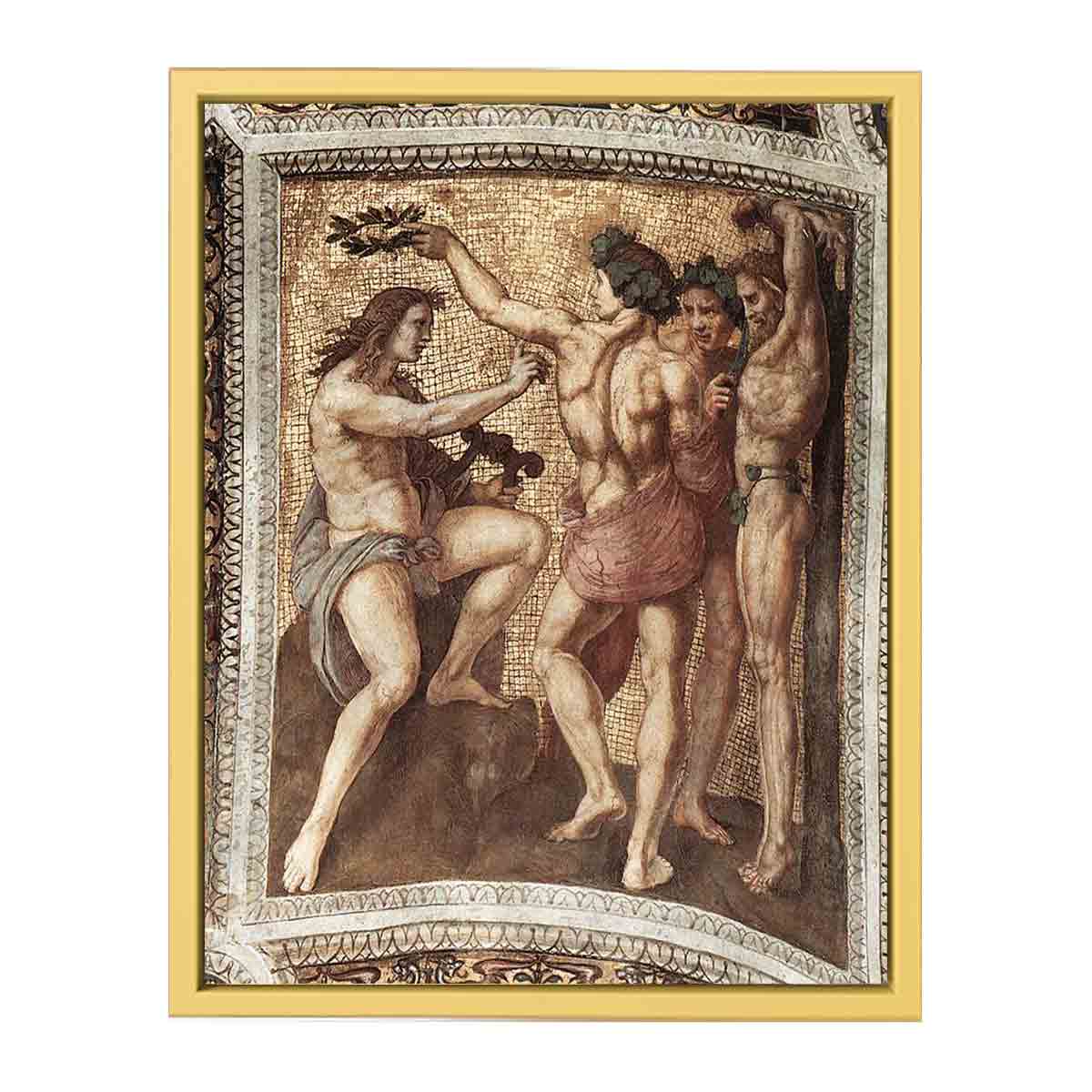Apollo and Marsyas By Raphael