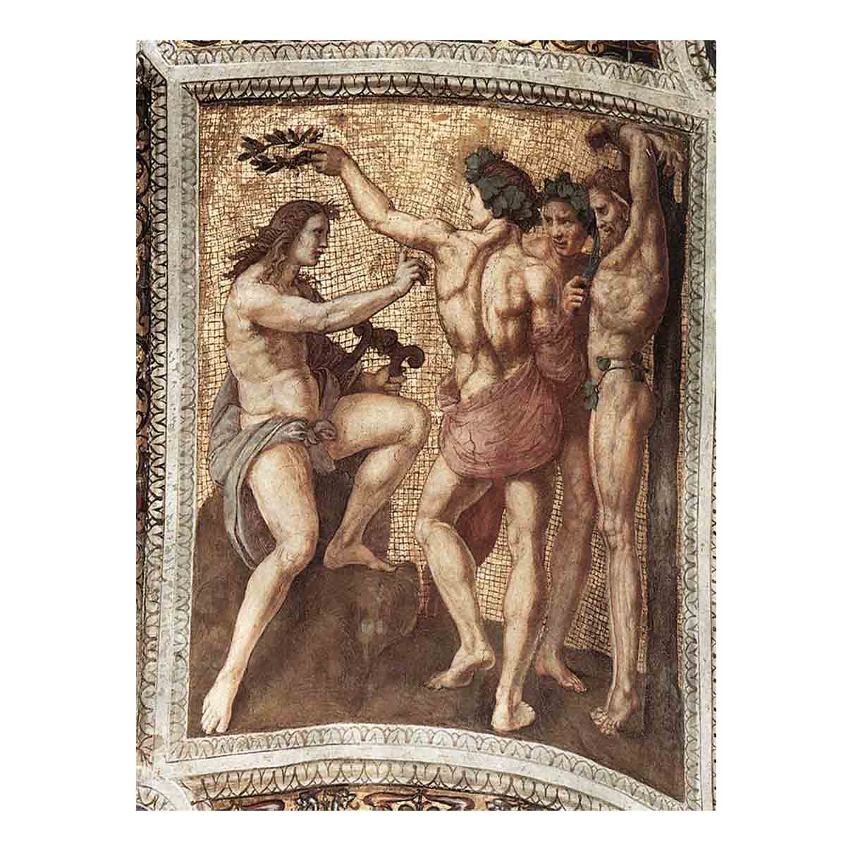 Apollo and Marsyas By Raphael
