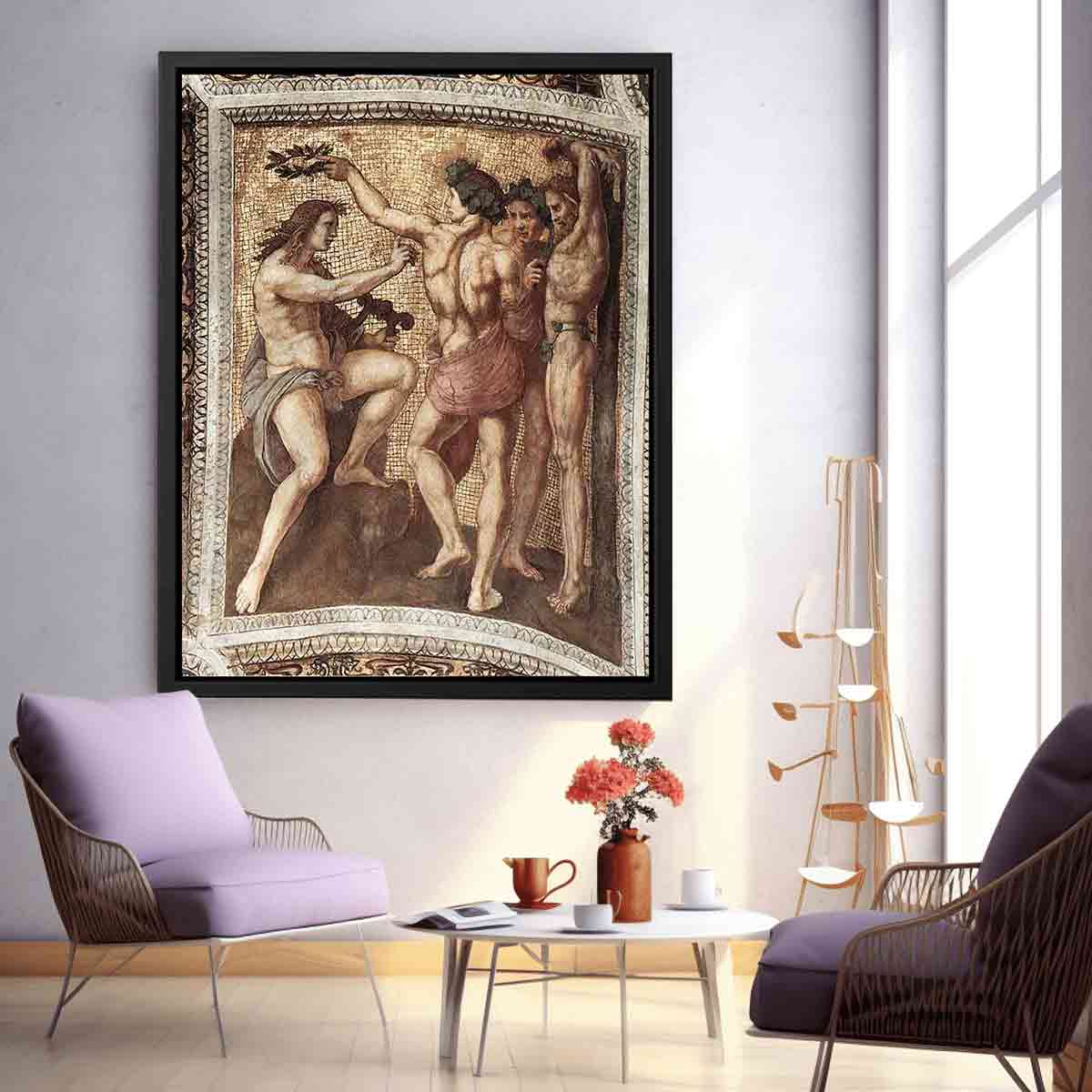 Apollo and Marsyas By Raphael