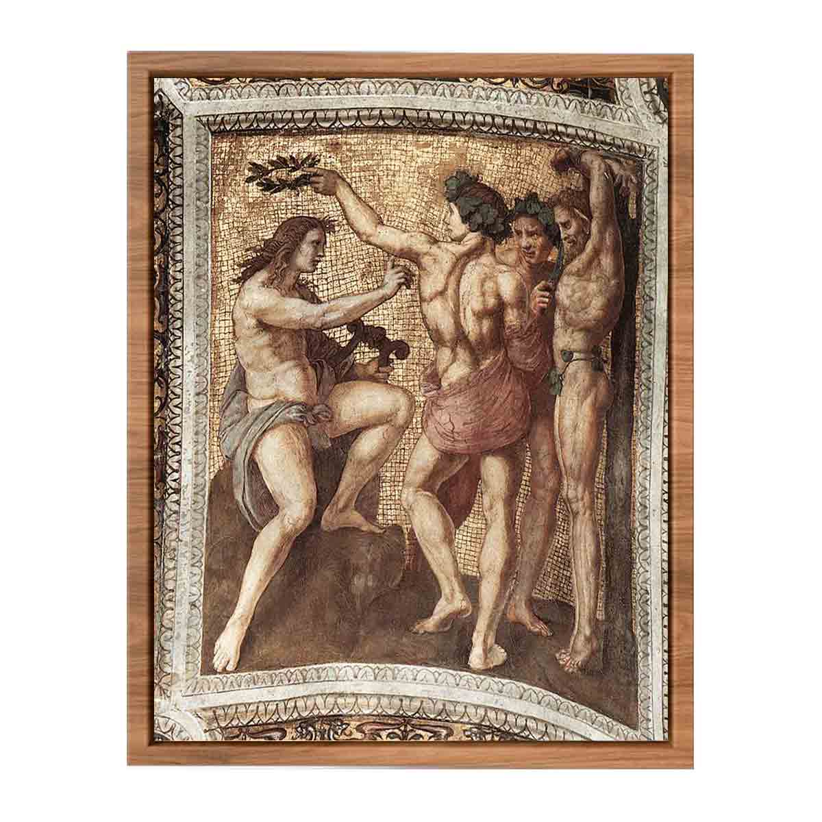 Apollo and Marsyas By Raphael