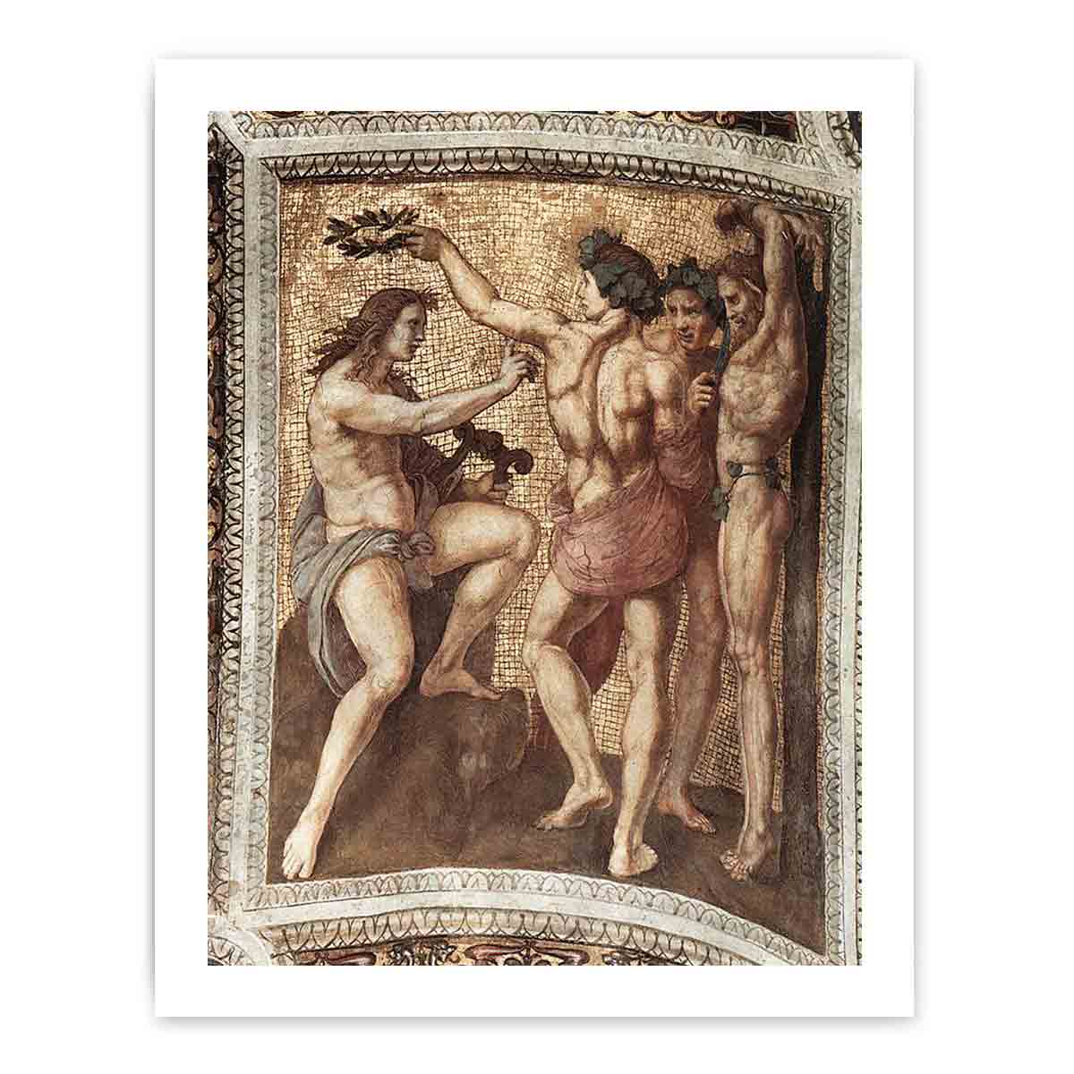 Apollo and Marsyas By Raphael