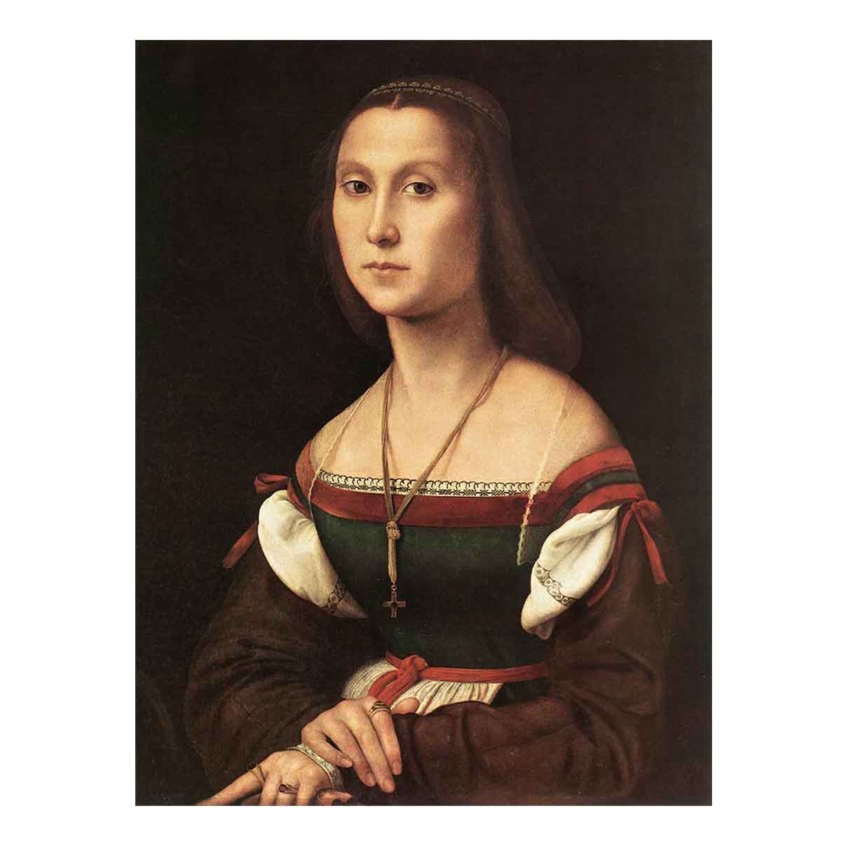 Portrait of a Young Woman By Raphael