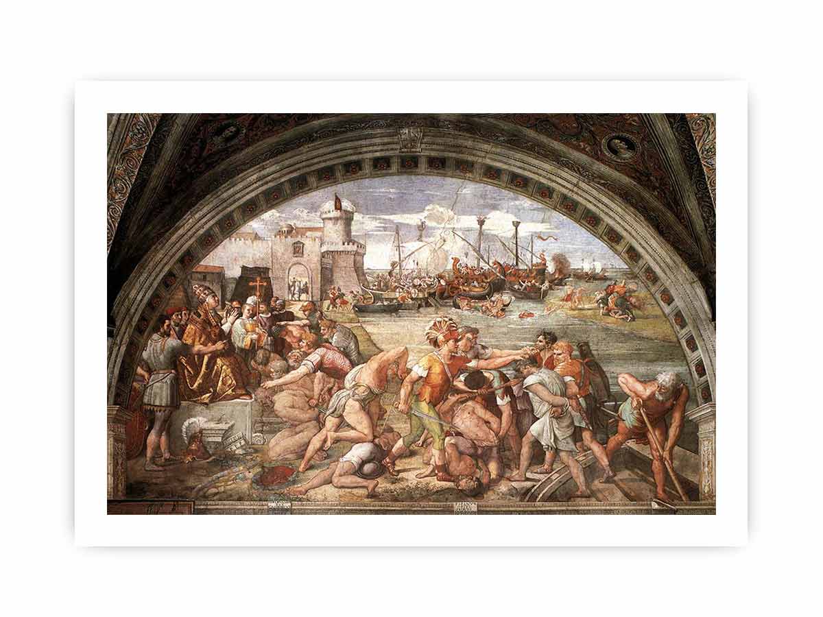 The Battle of Ostia By Raphael