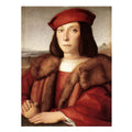 Young Man with an Apple By Raphael