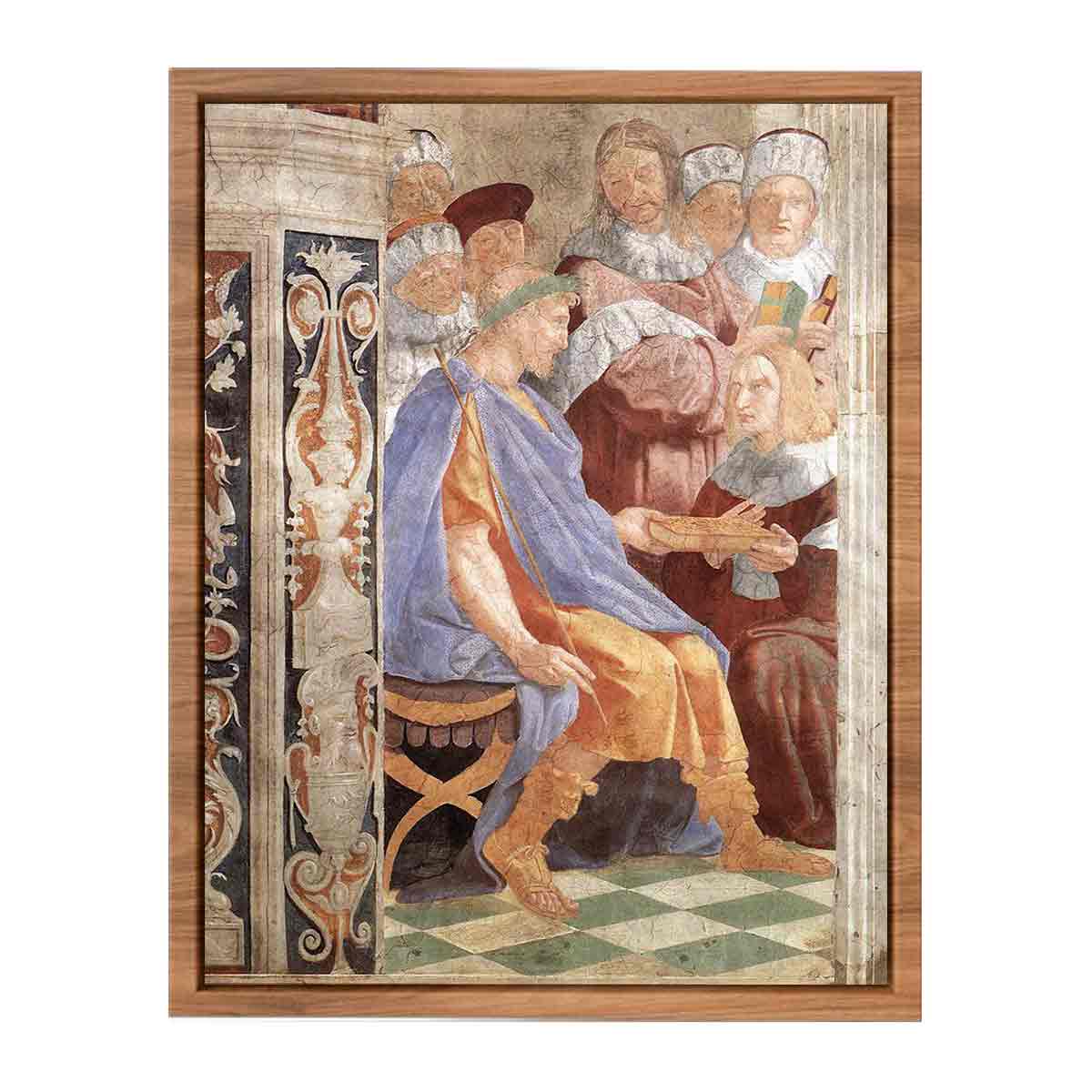 Justinian Presenting the Pandects to Trebonianus By Raphael