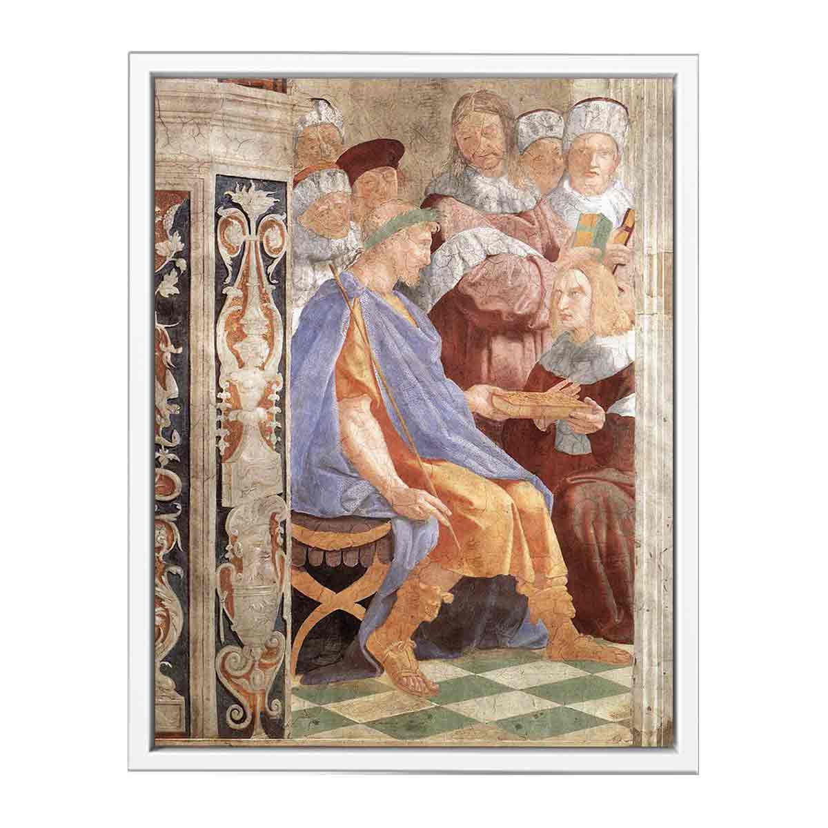 Justinian Presenting the Pandects to Trebonianus By Raphael