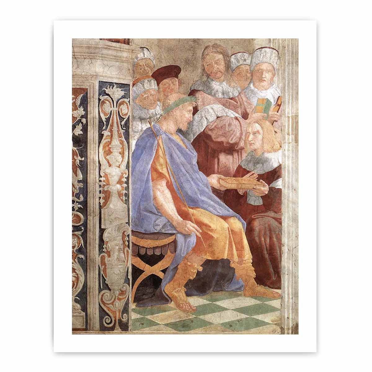 Justinian Presenting the Pandects to Trebonianus By Raphael