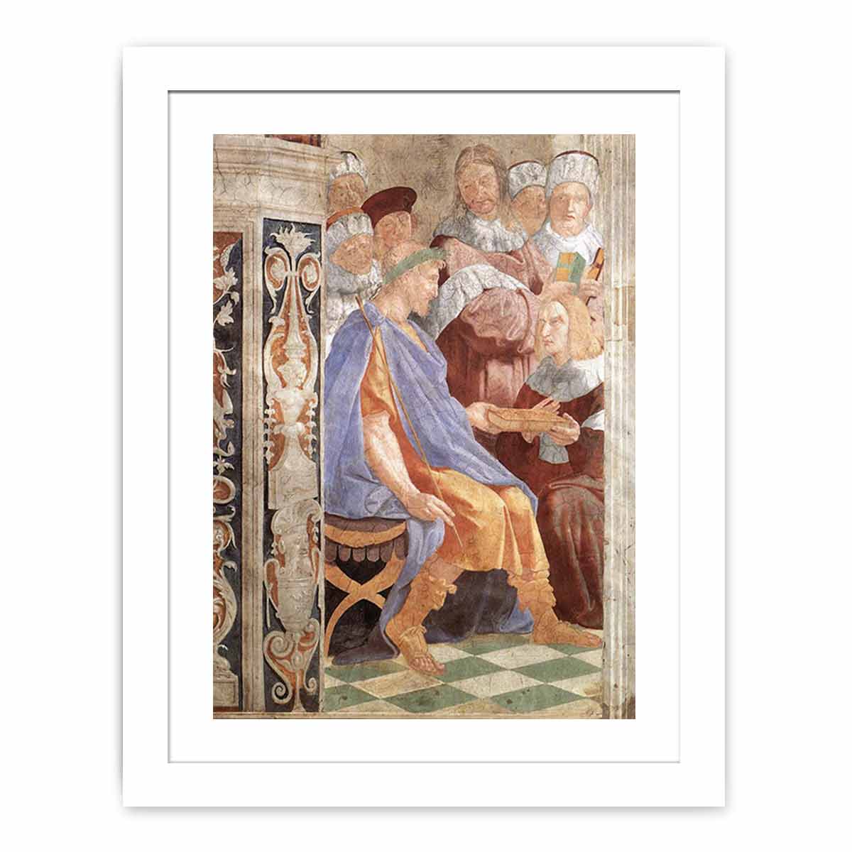 Justinian Presenting the Pandects to Trebonianus By Raphael