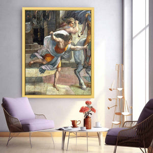 The Expulsion of Heliodorus from the Temple. By Raphael