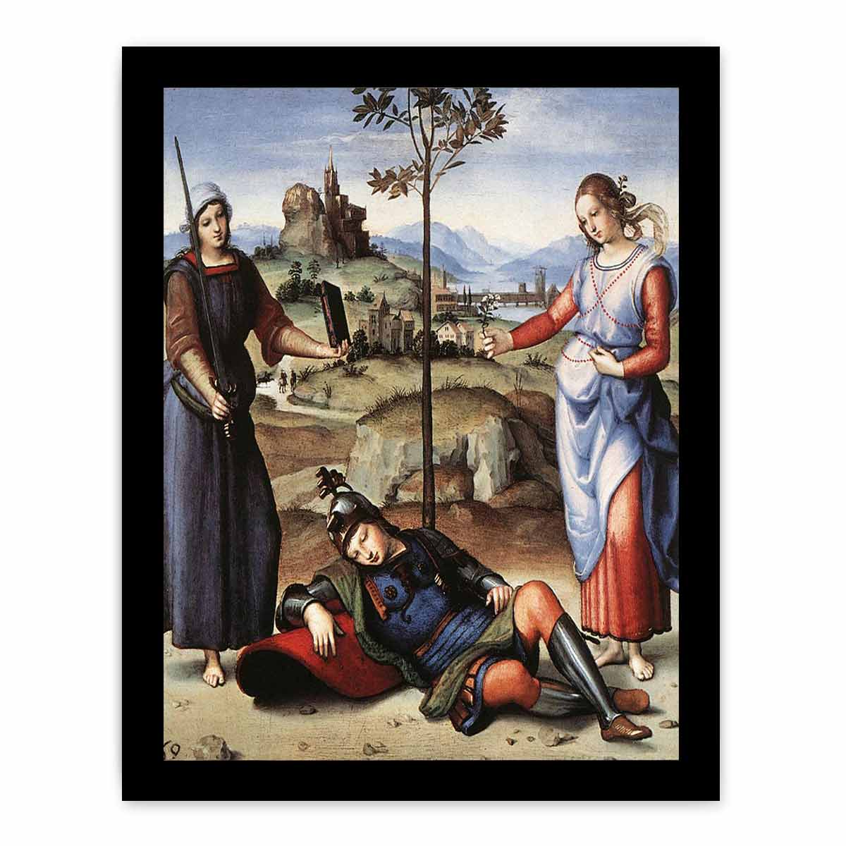 Allegory (The Knight's Dream) By Raphael