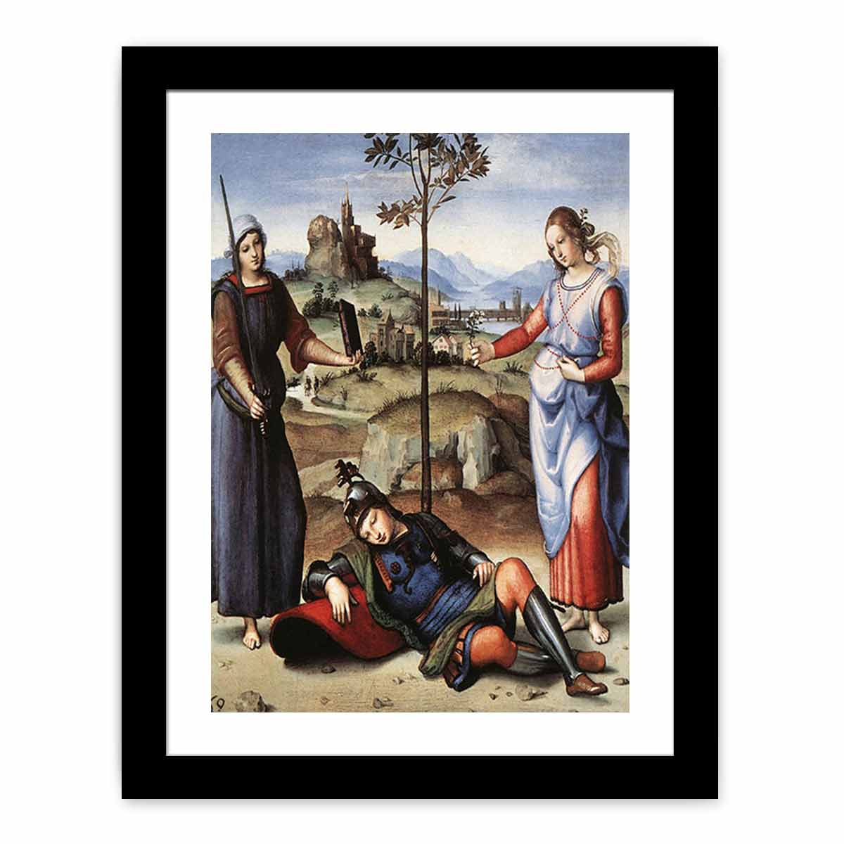 Allegory (The Knight's Dream) By Raphael