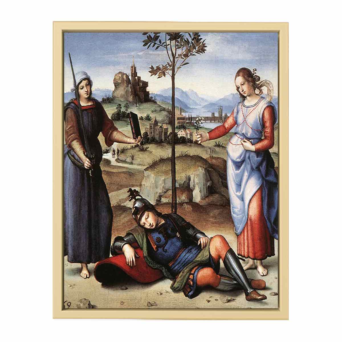 Allegory (The Knight's Dream) By Raphael