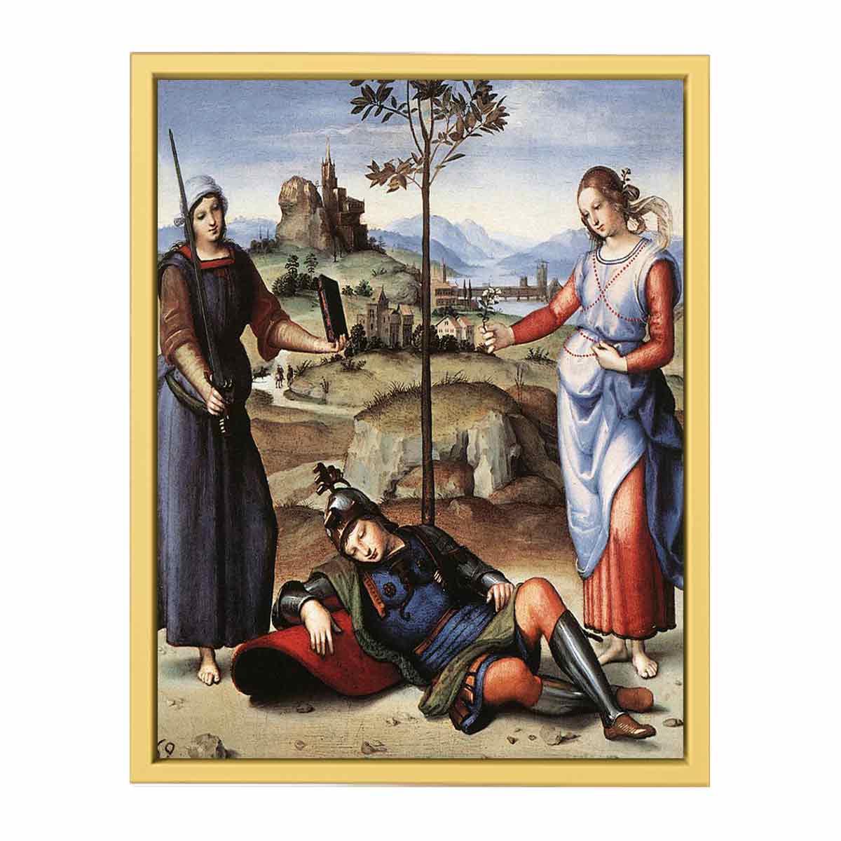 Allegory (The Knight's Dream) By Raphael