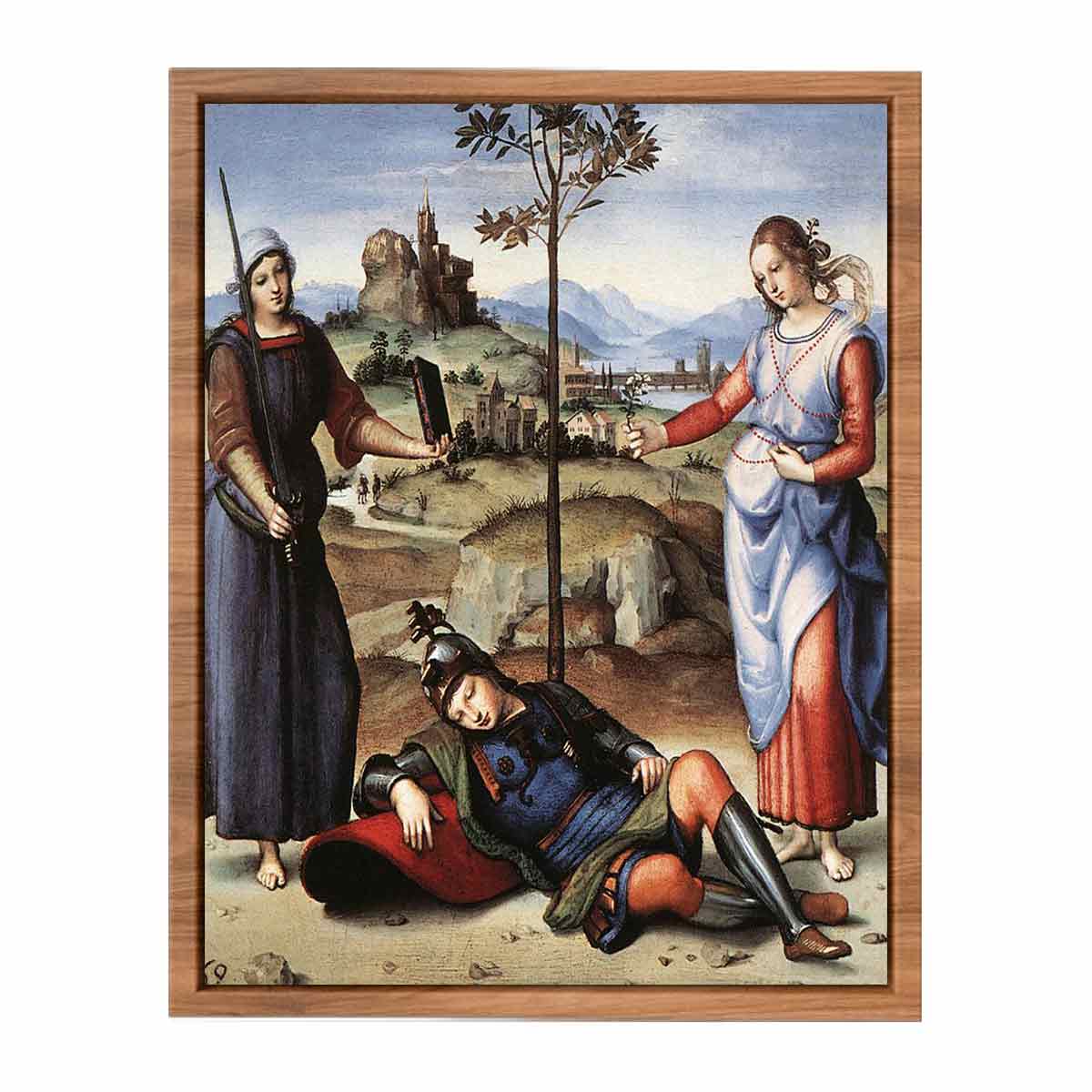 Allegory (The Knight's Dream) By Raphael