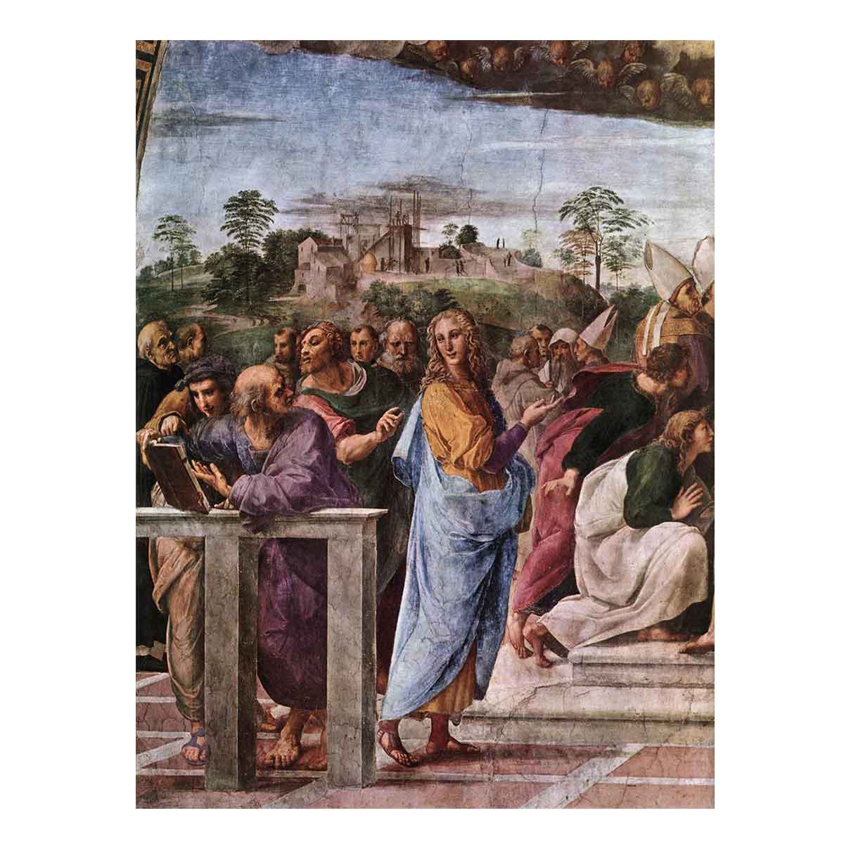 La Disputa (detail) By Raphael