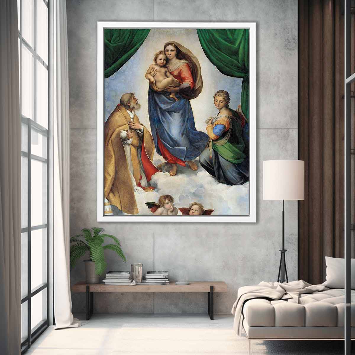 Sistine Madonna. By Raphael