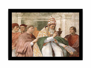 Gregory IX Approving the Decretals (detail) By Raphael