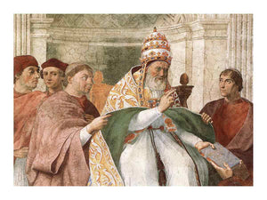 Gregory IX Approving the Decretals (detail) By Raphael