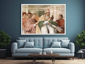 Gregory IX Approving the Decretals (detail) By Raphael