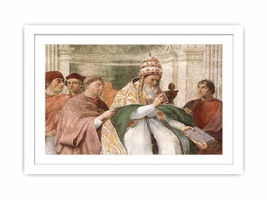 Gregory IX Approving the Decretals (detail) By Raphael
