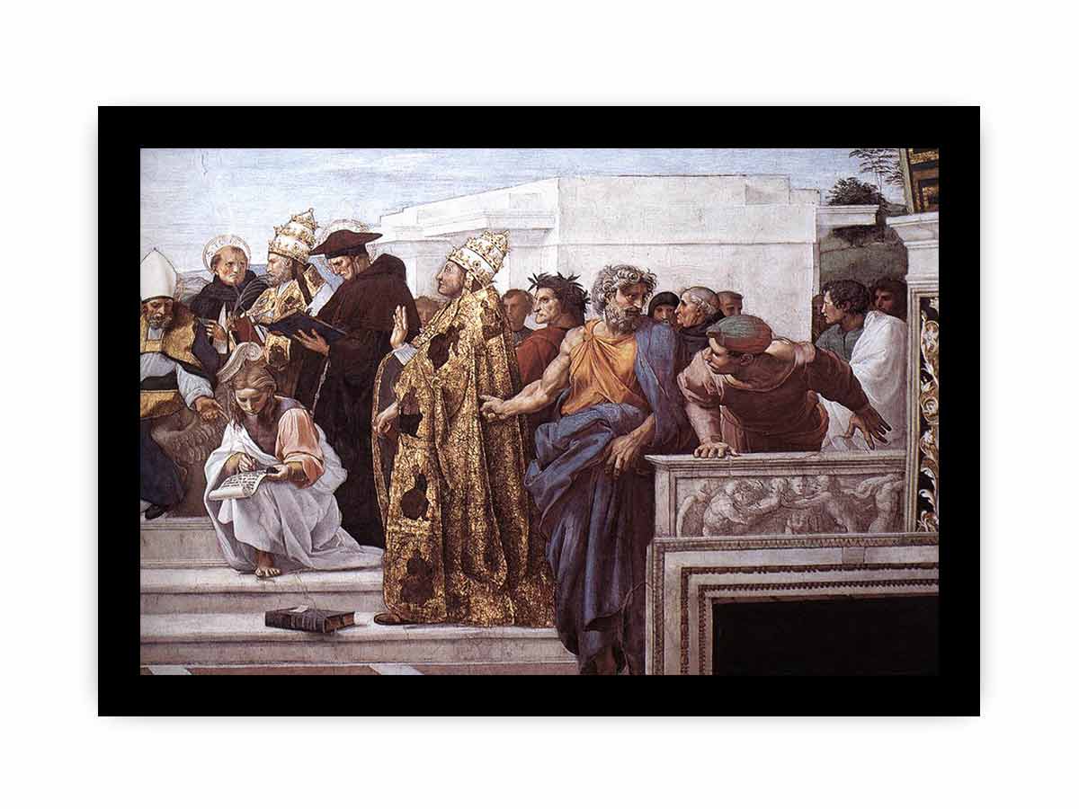 La Disputa (detail) By Raphael