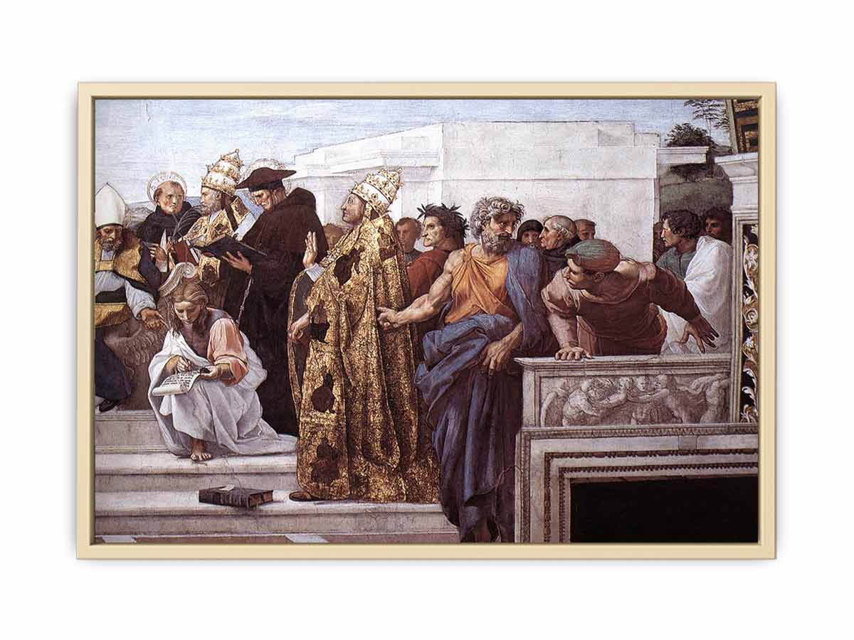 La Disputa (detail) By Raphael