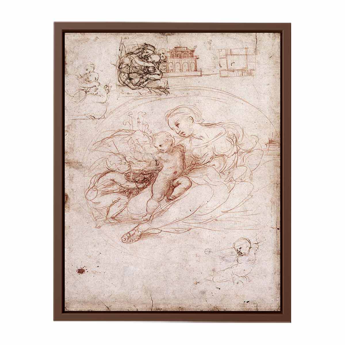Madonna Studies By Raphael
