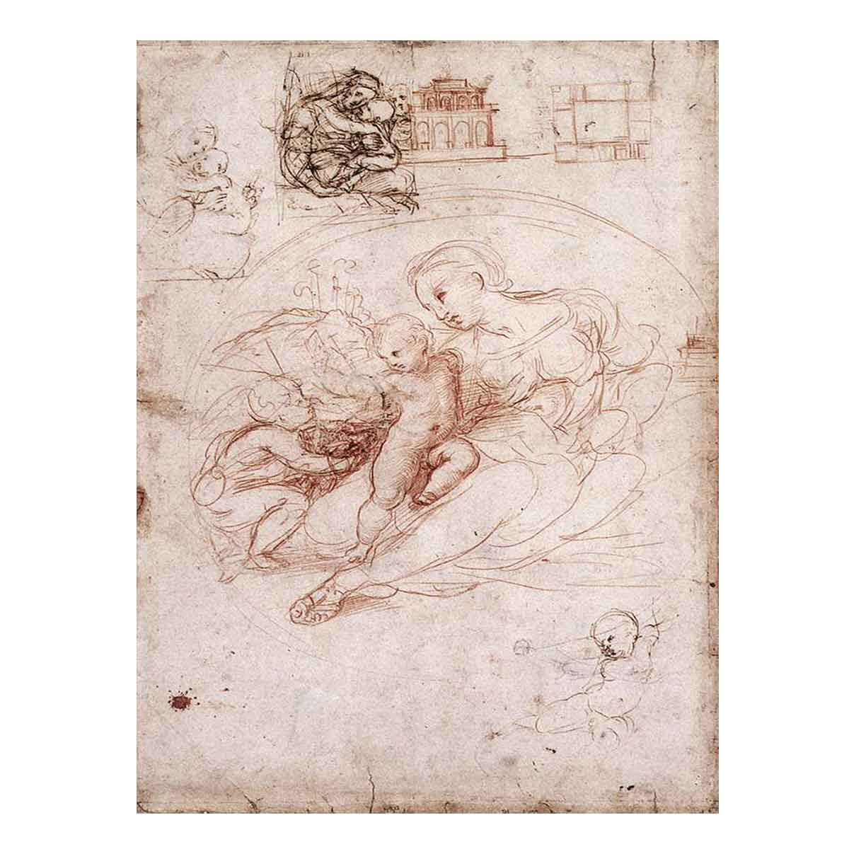 Madonna Studies By Raphael