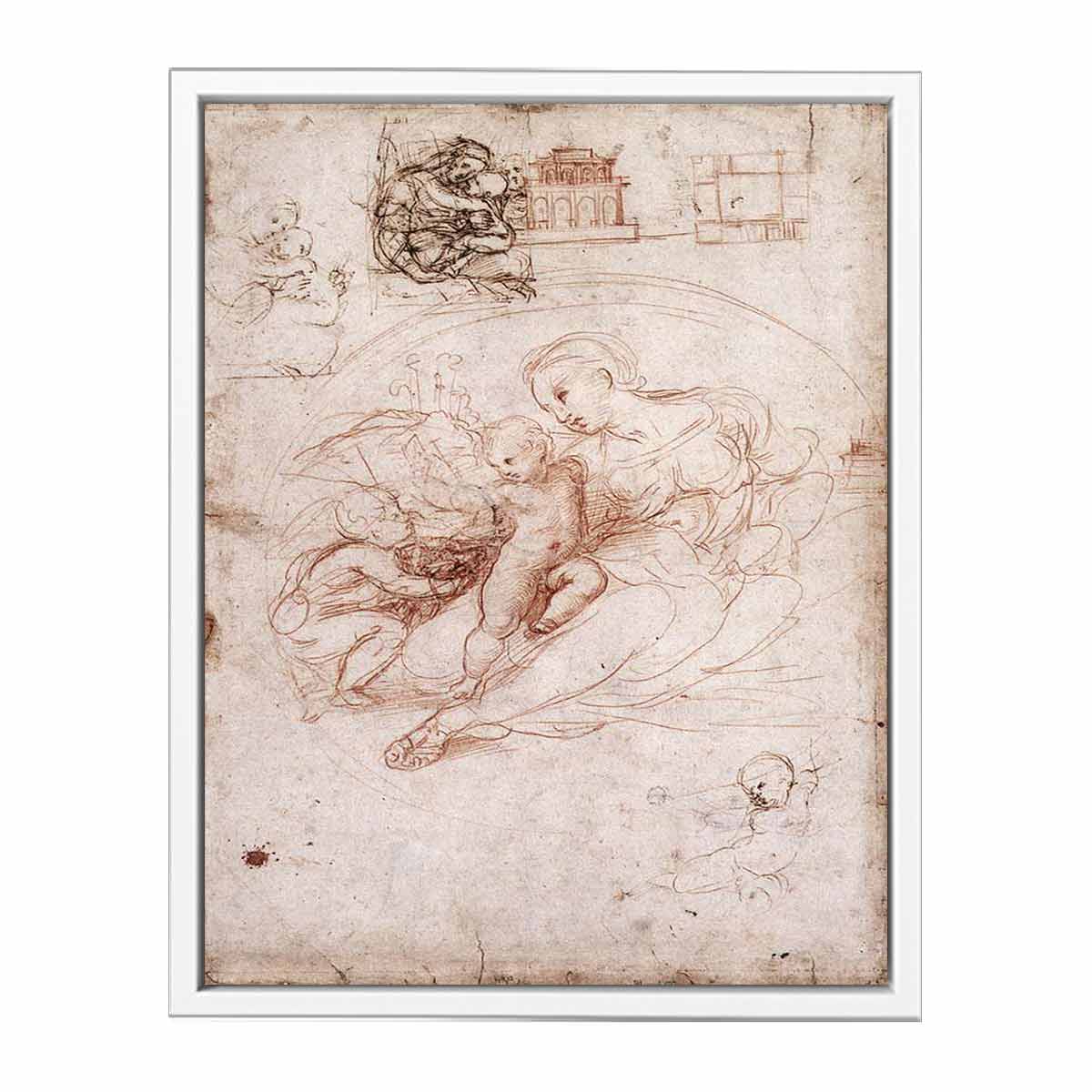 Madonna Studies By Raphael