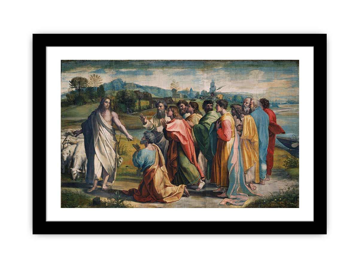 Christ's Charge to Peter (Matthew 16: 18-19, John 21: 15-17) By Raphael