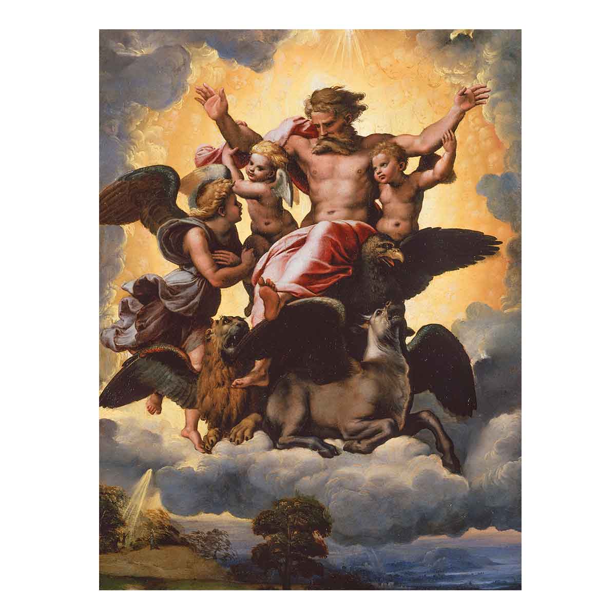 Ezekiel's Vision By Raphael