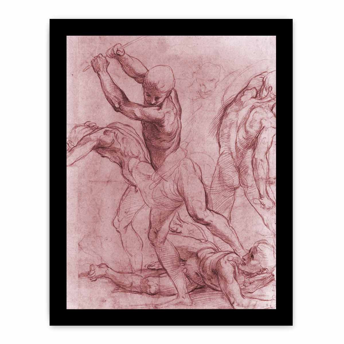 Fighting Men By Raphael