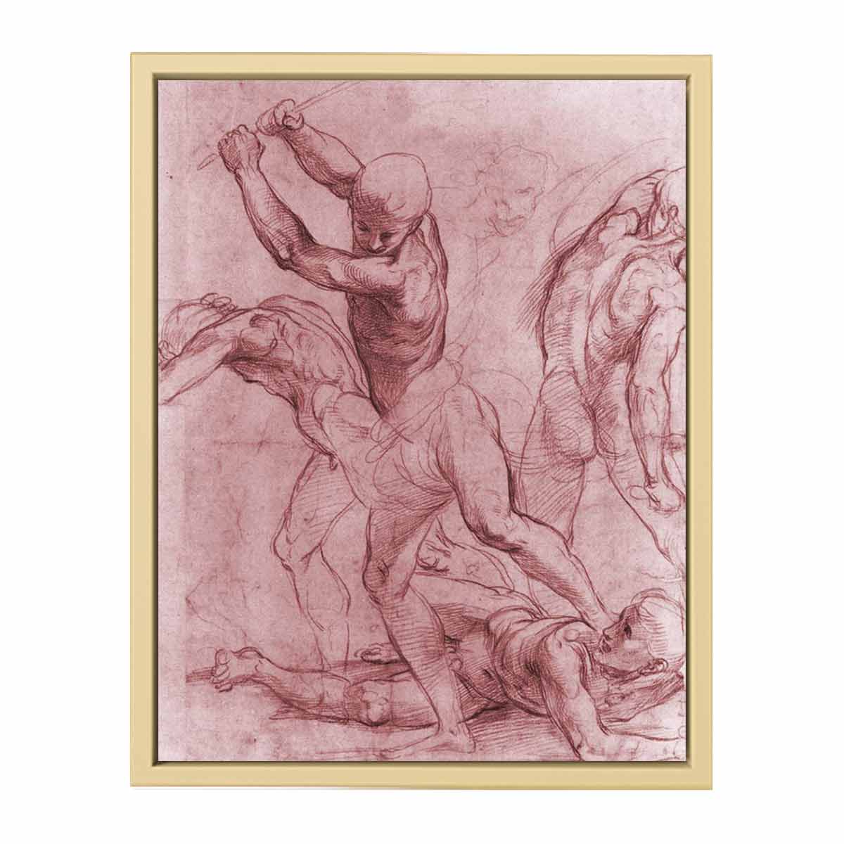 Fighting Men By Raphael
