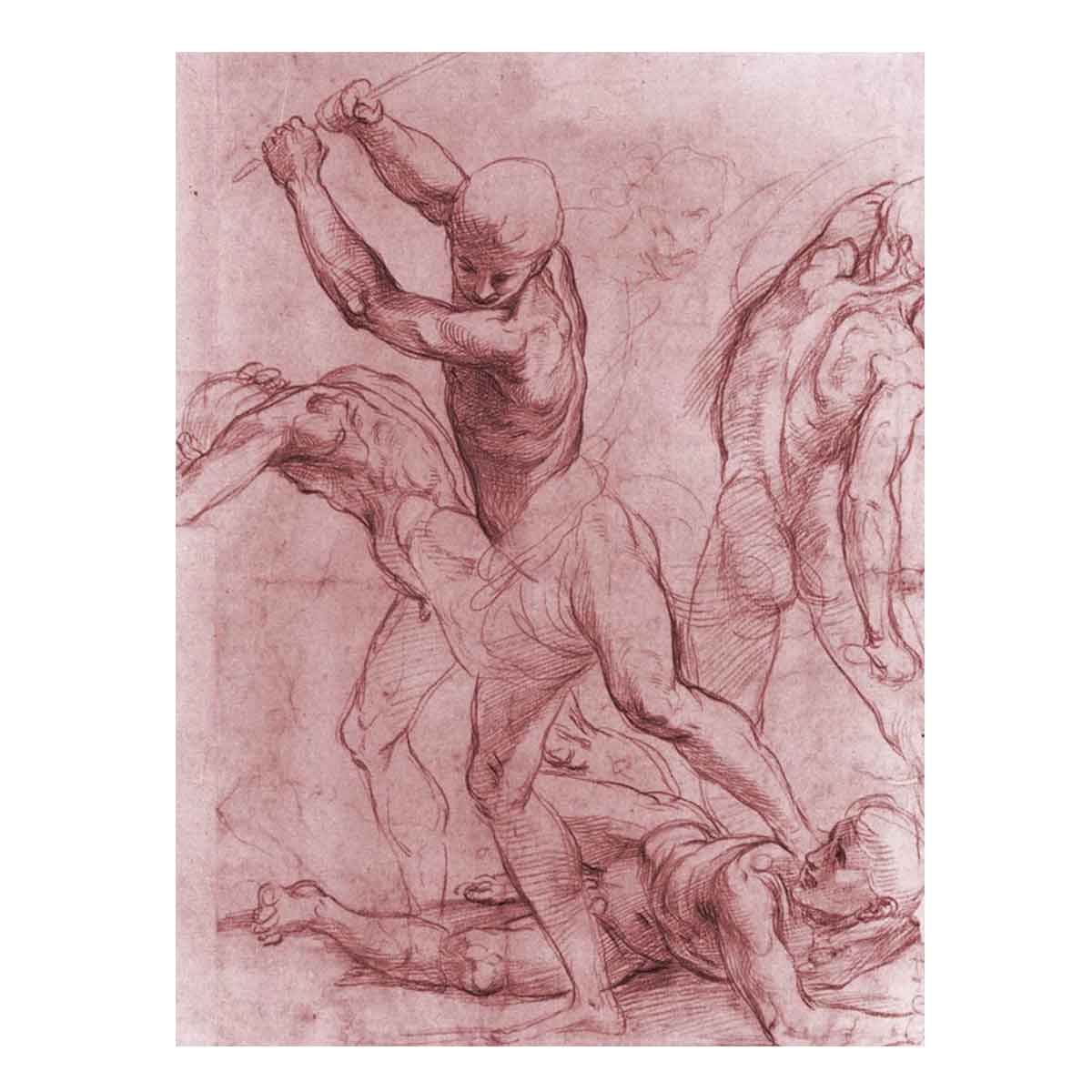Fighting Men By Raphael