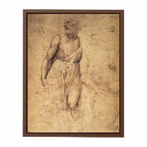 Study after Michelangelo's St Matthew By Raphael