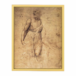 Study after Michelangelo's St Matthew By Raphael