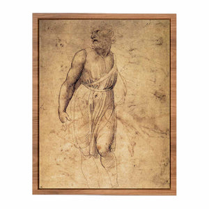 Study after Michelangelo's St Matthew By Raphael