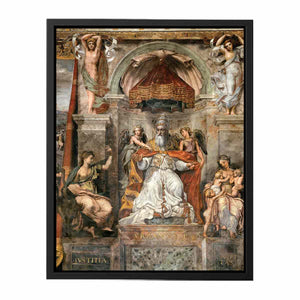 Pope Urban I between Iustitia and Caritas By Raphael