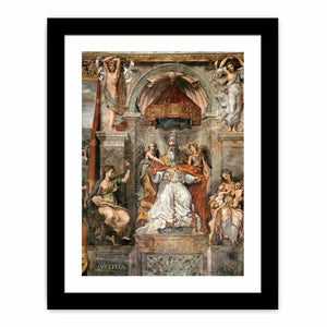 Pope Urban I between Iustitia and Caritas By Raphael