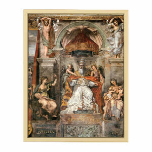 Pope Urban I between Iustitia and Caritas By Raphael