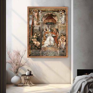 Pope Urban I between Iustitia and Caritas By Raphael