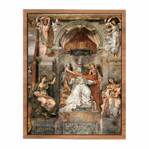 Pope Urban I between Iustitia and Caritas By Raphael