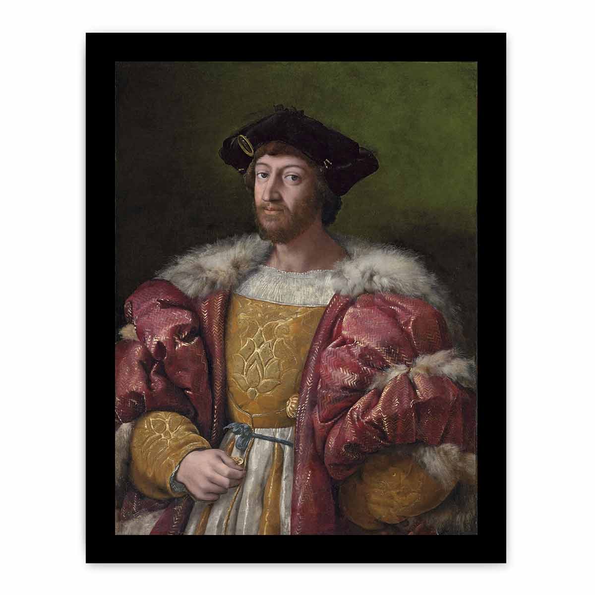 Portrait of Lorenzo di Medici, Duke of Urbino By Raphael