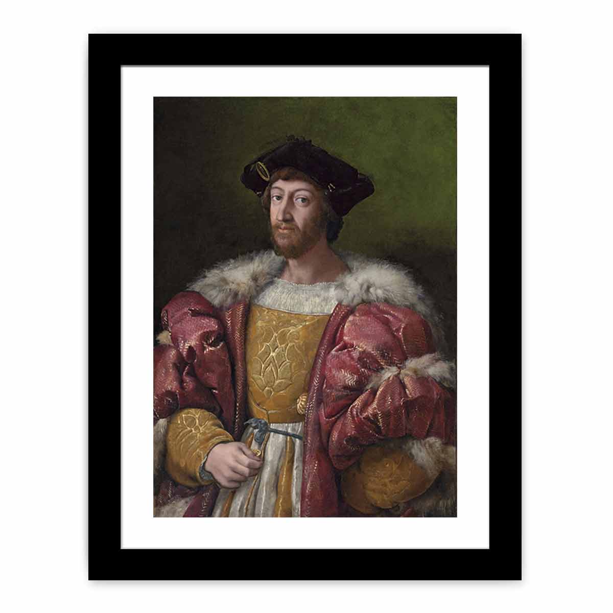 Portrait of Lorenzo di Medici, Duke of Urbino By Raphael
