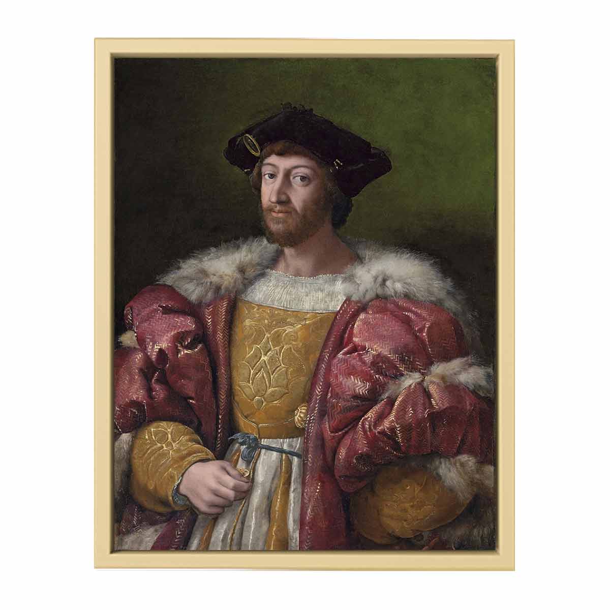 Portrait of Lorenzo di Medici, Duke of Urbino By Raphael