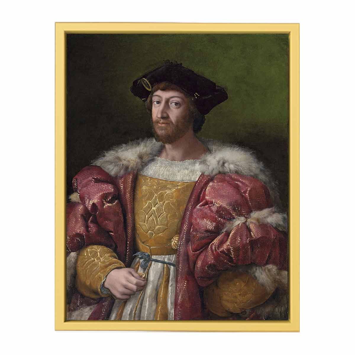 Portrait of Lorenzo di Medici, Duke of Urbino By Raphael