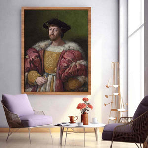 Portrait of Lorenzo di Medici, Duke of Urbino By Raphael