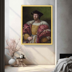 Portrait of Lorenzo di Medici, Duke of Urbino By Raphael