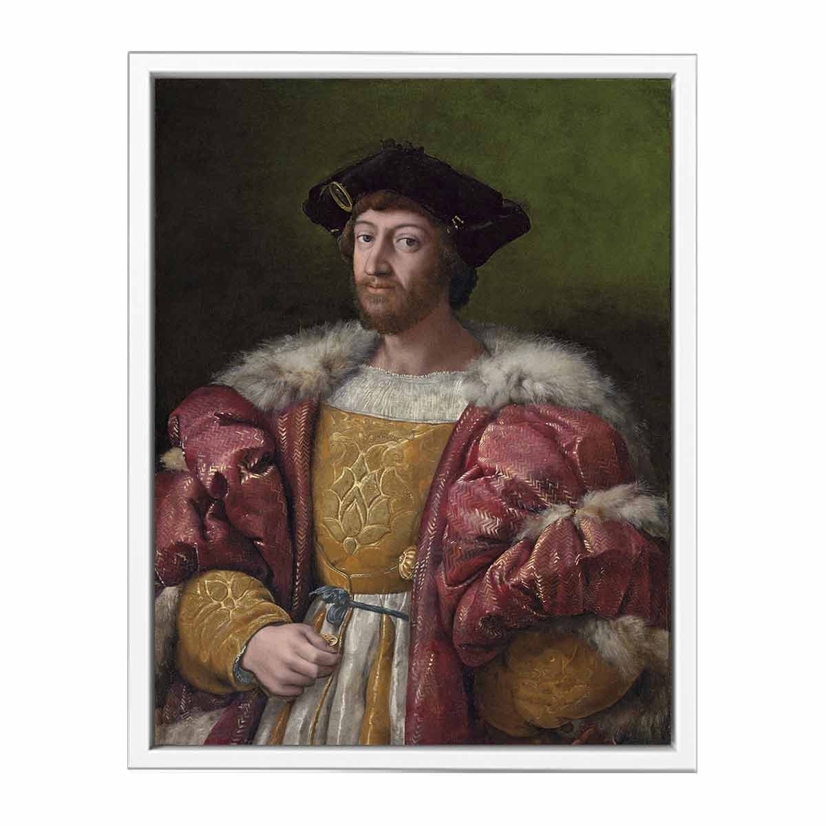 Portrait of Lorenzo di Medici, Duke of Urbino By Raphael